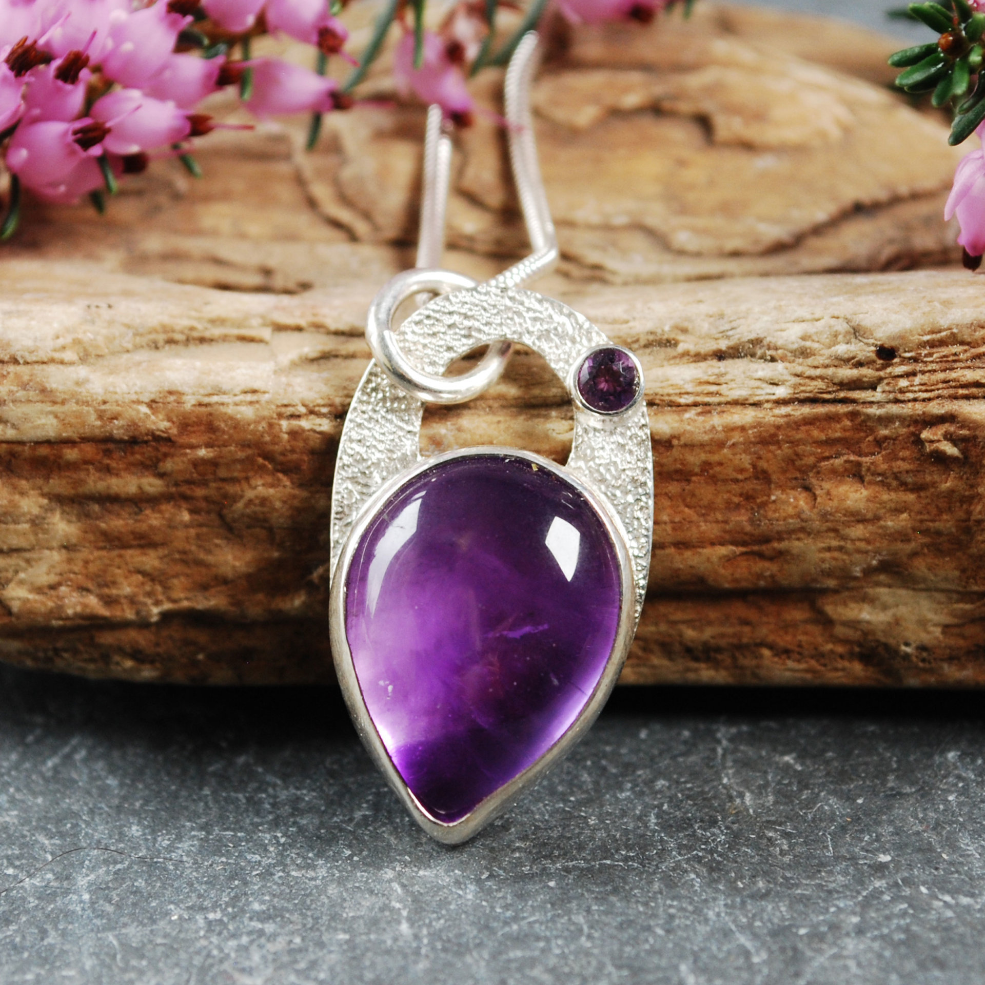 Silver Amethyst Pendant