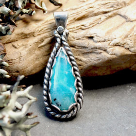 Gem Silica Sterling Silver Pendant