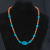 Sleeping Beauty Turquoise and Spiny Oyster Shell Necklace