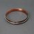 Copper Silver Spinner Bangle, Hammered Copper Bracelet, Kinetic Bracelet