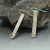 Hammered Silver Stick Earrings with Peridot,August Birthstone Earrings