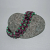 Ruby in Zoisite and Chrysoprase Beaded Bracelet with Czech Seed Beads  J-2239