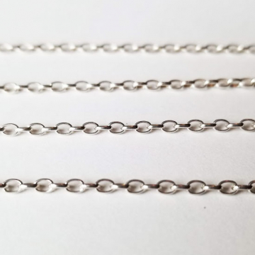 Sterling Silver Rolo Chain for Small Pendants