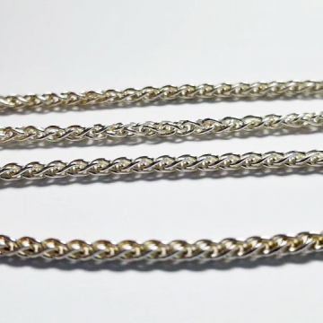Sterling Silver Wheat Chain for Medium to Large Pendants