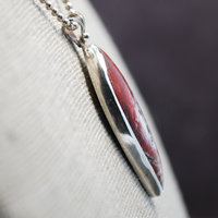Crazy Lace agate pendant angle