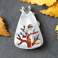 Desert Fire Jasper Pendant