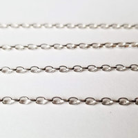 sterling silver rolo chain