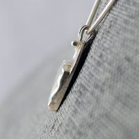 Small Opal Silver Pendant