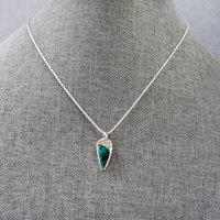 Small Malachite-Chrysocolla Pendant
