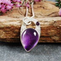 Silver Amethyst Pendant