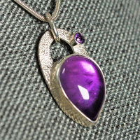 Silver Amethyst Pendant