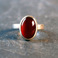 Small Carnelian Ring, Size 6.75