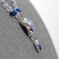 Chalcedony and Lapis Lazuli Necklace