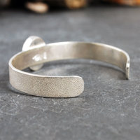 Opal Triplet Sterling Silver Cuff Bracelet