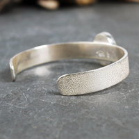 Opal Triplet Sterling Silver Cuff Bracelet