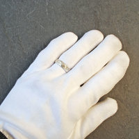 Textured Sterling Silver Ring Band, Narrow