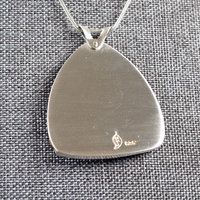 Silver Starry Night Pendant with Amethyst Sage Agate