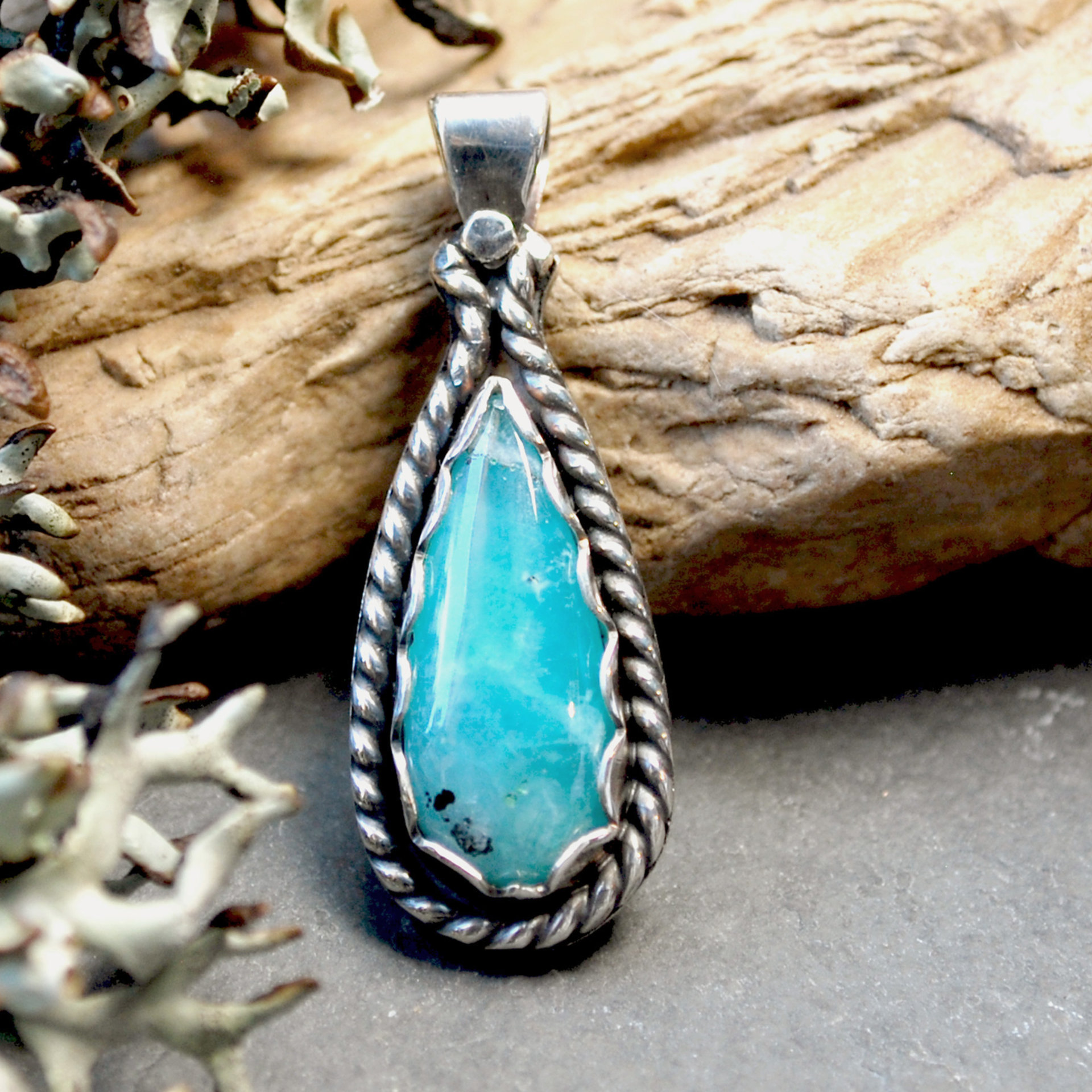 Gem Silica Sterling Silver Pendant