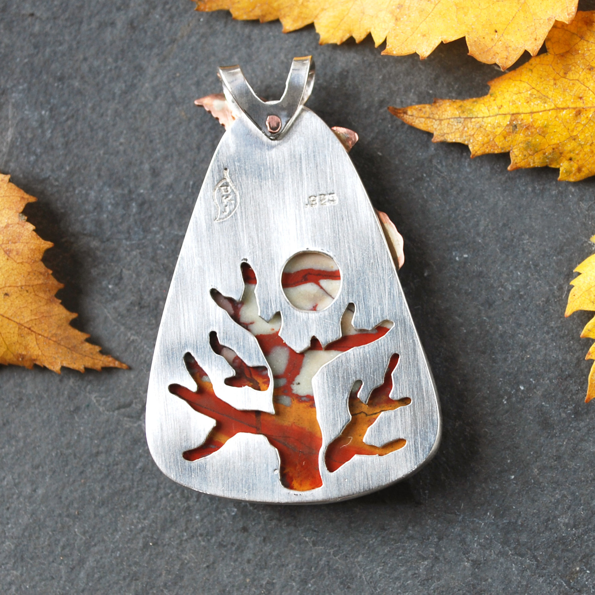 Desert Fire Jasper Pendant