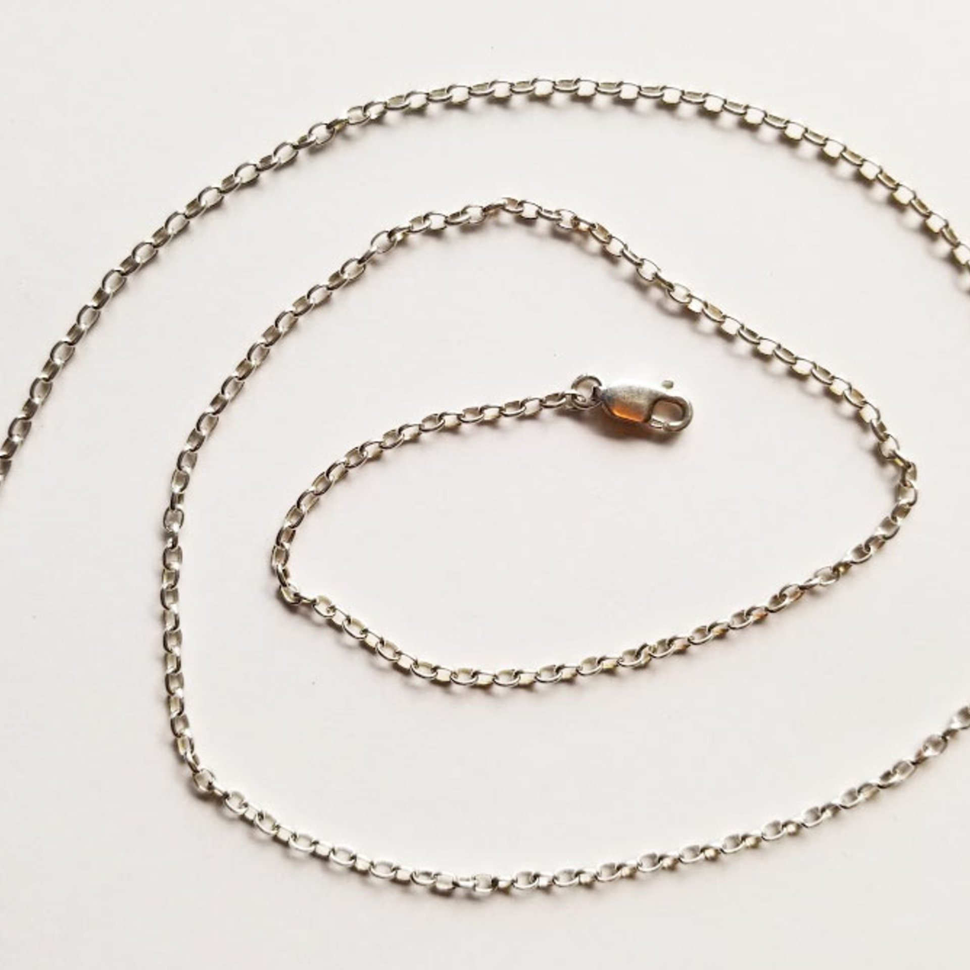 sterling silver rolo chain