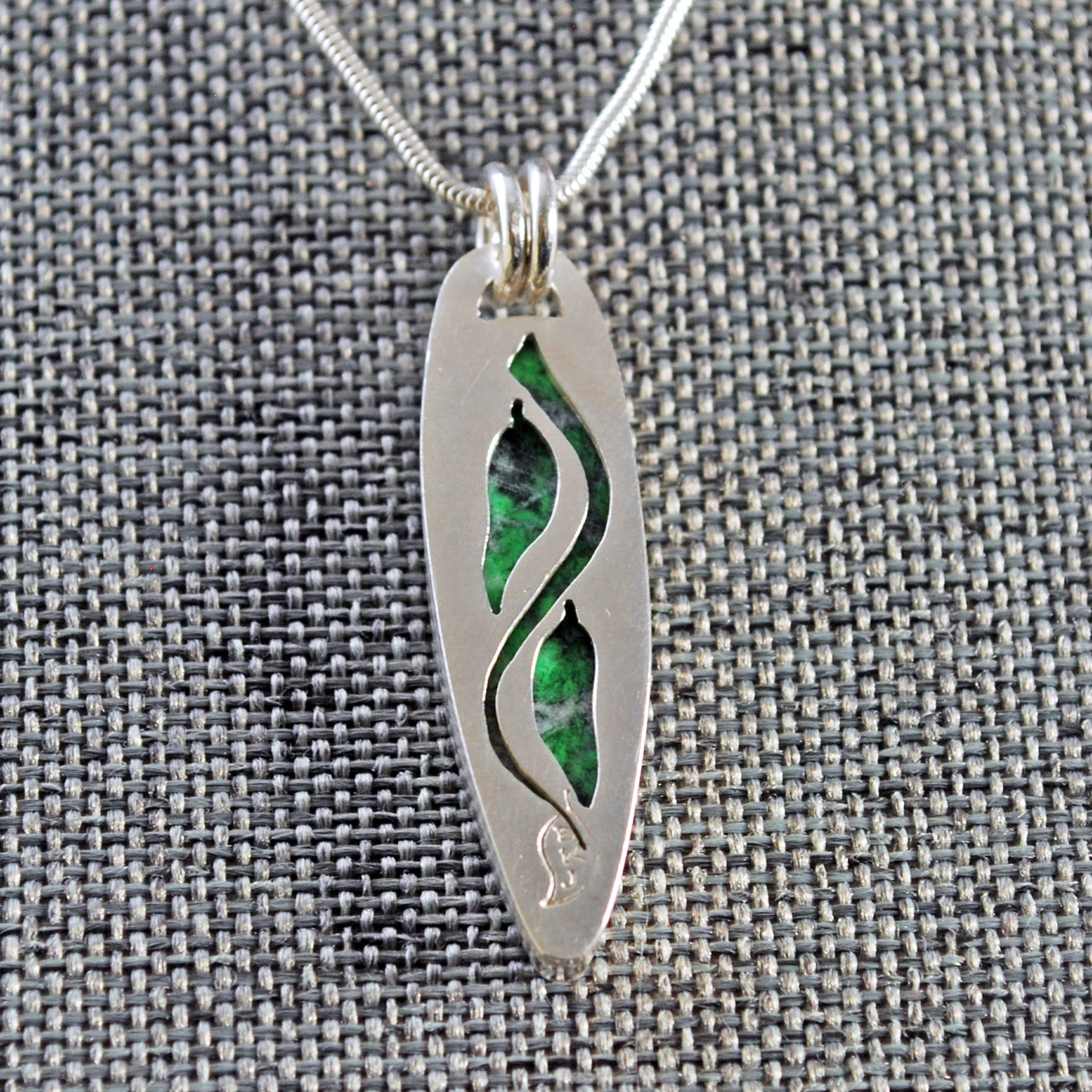 Silver Pendant with Maw Sit Sit