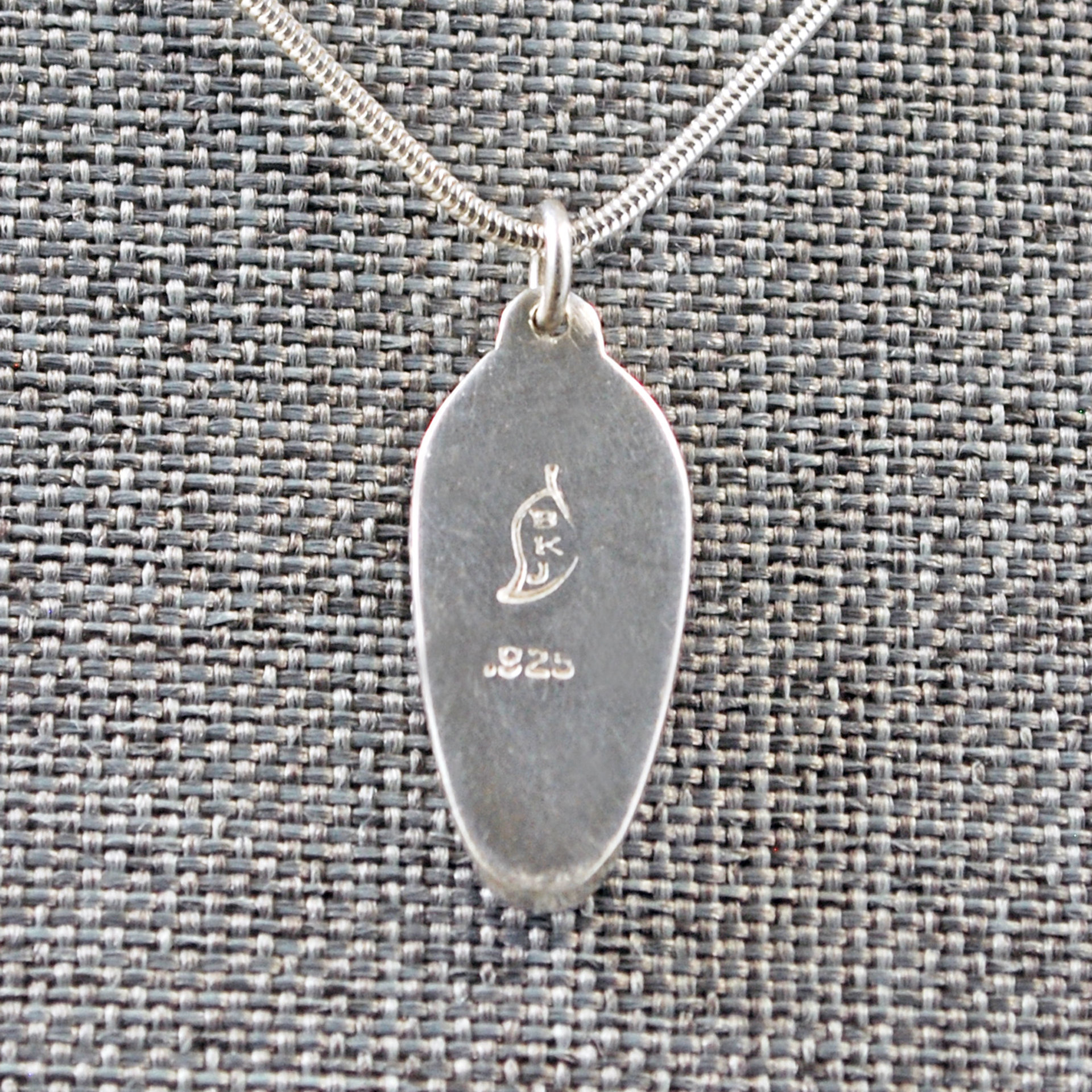 Small Silver Rose Quartz, Opal Pendant