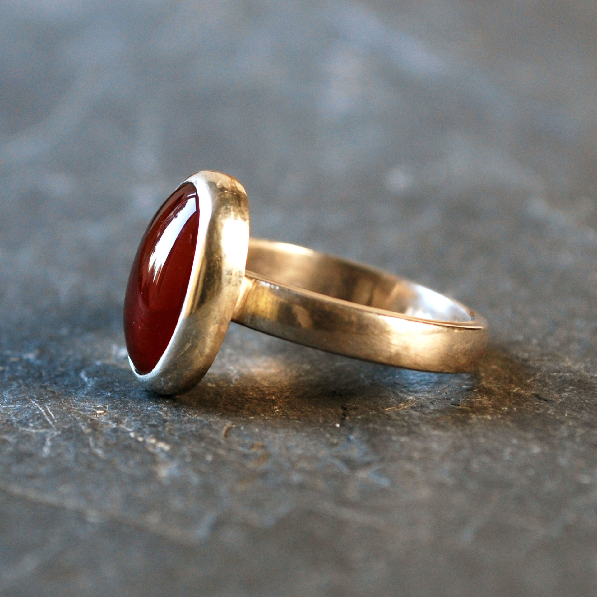 Small Carnelian Ring, Size 6.75