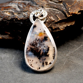Marfa Plume Agate Pendant