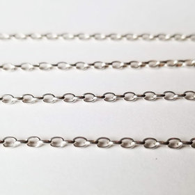 sterling silver rolo chain